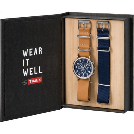 Мужские часы Timex WEEKENDER Chrono Oversized Tx012800-wg