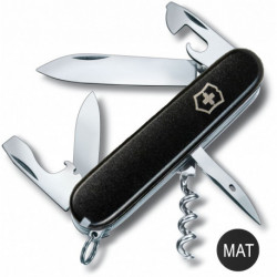 Складаний ніж Victorinox SPARTAN MAT чорний матовий лак 1.3603.3.M0007p