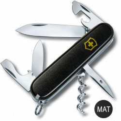 Складаний ніж Victorinox SPARTAN MAT чорний матовий лак з жовт.лого 1.3603.3.M0008p