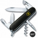 Складаний ніж Victorinox SPARTAN MAT чорний матовий лак з жовт.лого 1.3603.3.M0008p