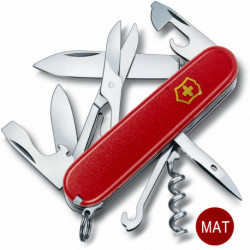 Складаний ніж Victorinox CLIMBER MAT червоний матовий лак з жовт.лого 1.3703.M0008p