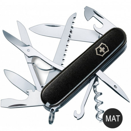 Складной нож Victorinox HUNTSMAN MAT черный матовый лак 1.3713.3.M0007p