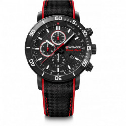 Чоловічий годинник Wenger ROADSTER Black Night Chrono W01.1843.109