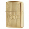 Зажигалка Zippo Classic 254B Zippo and Pattern Design High Polish Brass 29677