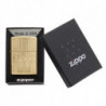 Зажигалка Zippo Classic 254B Zippo and Pattern Design High Polish Brass 29677