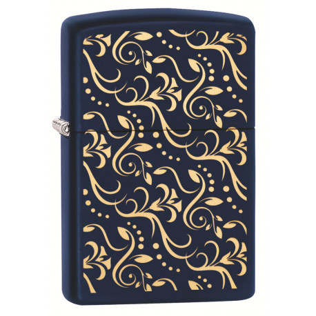 Запальничка Zippo Classic Filigree Design Navy Matte Zp29926