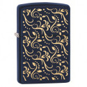 Запальничка Zippo Classic Filigree Design Navy Matte Zp29926