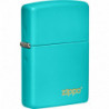 Запальничка Zippo Classic Flat Turquoise Zippo Logo Zp49454zl