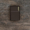 Запальничка Zippo Classic Brown Matte Zippo Logo Zp49180zl