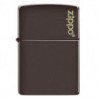 Запальничка Zippo Classic Brown Matte Zippo Logo Zp49180zl