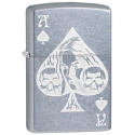 Зажигалка Classic Ace of Spades Goth Street Chrome Zp49113