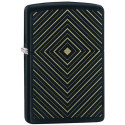 Зажигалка Zippo Classic PF20 Box Design Black Matte Zp49219
