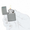 Зажигалка Zippo Classic Flat Grey Zippo Logo Zp49452zl
