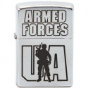 Запальничка Zippo Classic Аrmed Forces Street Chrome Zp207afu