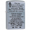 Зажигалка Zippo Classic Молитва Street Chrome 207 M