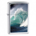 Зажигалка Zippo Classic Zippo Ocean Wave Polished Chrome Zp28178