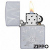 Запальничка Zippo Classic Lotus OHM Design Satin Chrome Zp29859