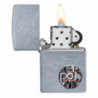 Запальничка Zippo Classic Button Logo Street Chrome Zp29872