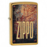 Запальничка Zippo Classic Rusty Plate Brushed Brass Zp29879