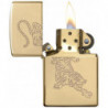 Запальничка Zippo Classic Tatoo Tiger High Polish Brass Zp29884