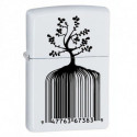 Запальничка Zippo Classic Identity Tree Barcode White Matte Zp28296