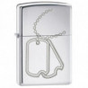 Запальничка Zippo Classic Dog Tags High Polish Chrome Zp24836
