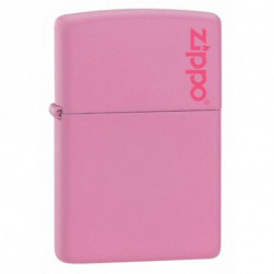 Запальничка Zippo Classic w/Zippo Logo Pink Matte Zp238zl