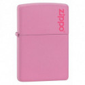 Зажигалка Zippo Classic w/Zippo Logo Pink Matte Zp238zl