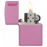 Зажигалка Zippo Classic w/Zippo Logo Pink Matte Zp238zl