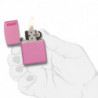 Зажигалка Zippo Classic w/Zippo Logo Pink Matte Zp238zl