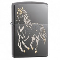 Запальничка Zippo Classic Running Horse Black Ice Zp28645