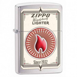 Запальничка Zippo Classic Trading Cards Brushed Chrome Zp28831