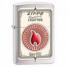 Зажигалка Zippo Classic Trading Cards Brushed Chrome Zp28831