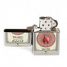 Зажигалка Zippo Classic Trading Cards Brushed Chrome Zp28831