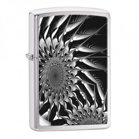 Запальничка Zippo Classic Metal Abstract Brushed Chrome Zp29061
