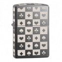 Запальничка Zippo Classic Playing Card Suits Black Ice Zp29082
