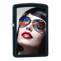 Запальничка Zippo Classic Reflective Sunglasses Black Matte Zp29090