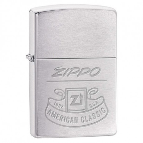 Запальничка Zippo Classic Zippo American Classic Brushed Chrome Zp274335