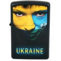 Зажигалка Zippo Classic Ukraine Soccer Face Black Matte Zp218us