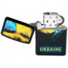 Зажигалка Zippo Classic Ukraine Soccer Face Black Matte Zp218us