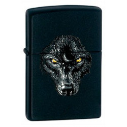 Запальничка Zippo Classic Black Wolf Black Matte Zp28001