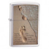 Запальничка Zippo Classic Footprints In Sand Brushed Chrome Zp28180