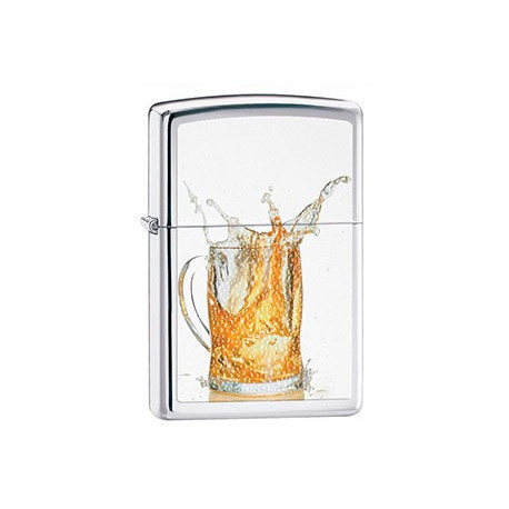 Зажигалка Zippo Classic Beer Mug High Polish Chrome Zp28293