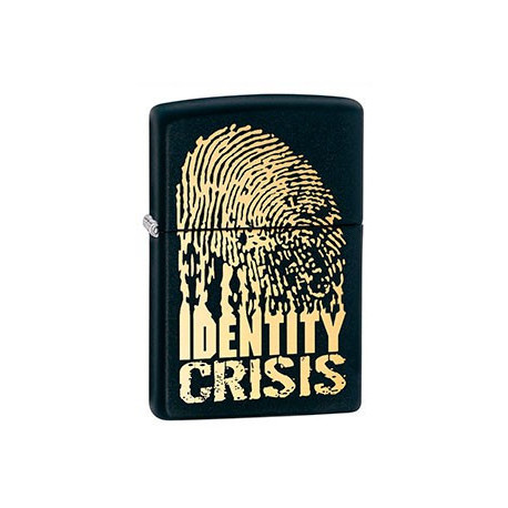 Запальничка Zippo Classic Identity Crisis Black Matte Zp28295