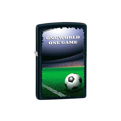 Запальничка Zippo Classic One World One Game Football Black Matte Zp28301