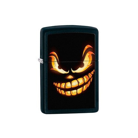 Зажигалка Zippo Classic Scary Jack O Lantern Black Matte Zp28439