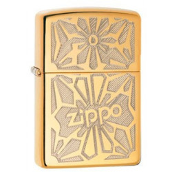 Запальничка Zippo Classic Ornament High Polish Brass Zp28450