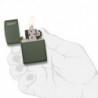 Запальничка Zippo Classic Green Matte Zp221zl