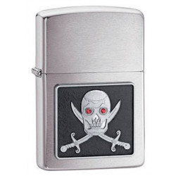 Запальничка Zippo Classic Piercing Eye Pirate Brushed Chrome Zp20881