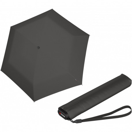 Парасолька Knirps US.050 Ultra Light Slim Manual Dark Grey Kn95 0050 0801